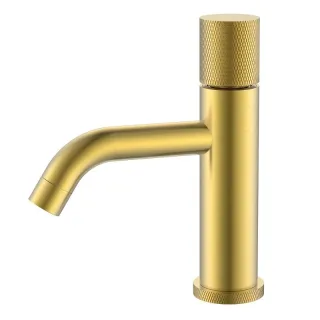 Смеситель для раковины Boheme Stick Touch 121-MG.2 золото матовое